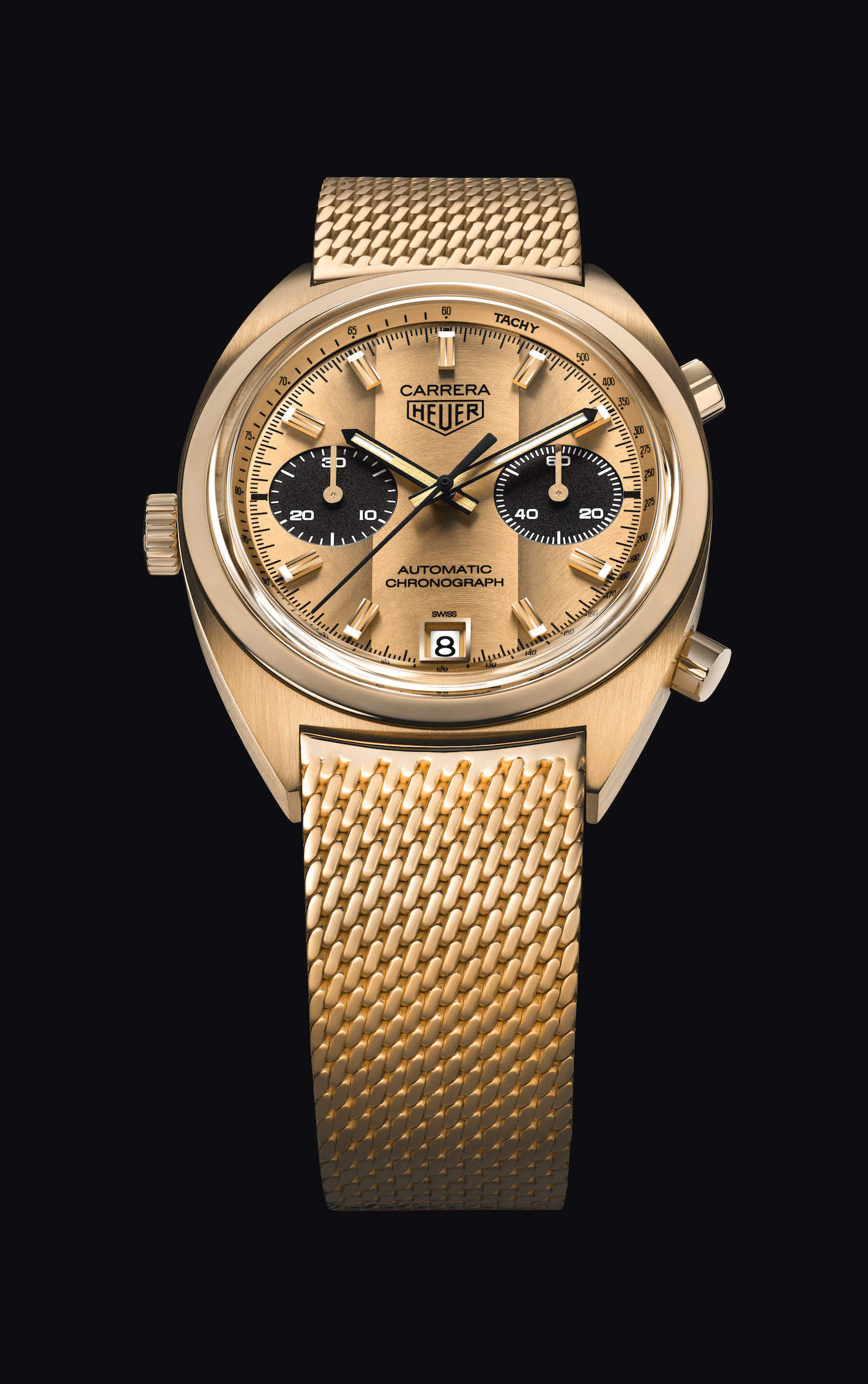The 2018 replica timepiece shows the same characteristics as the piece of 1972